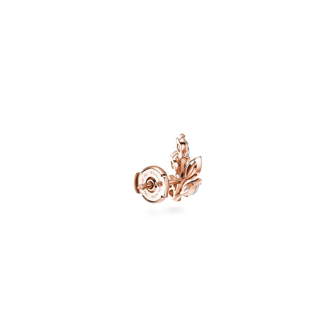 Tiffany Victoria® Diamond Vine Earrings in 18k Rose Gold