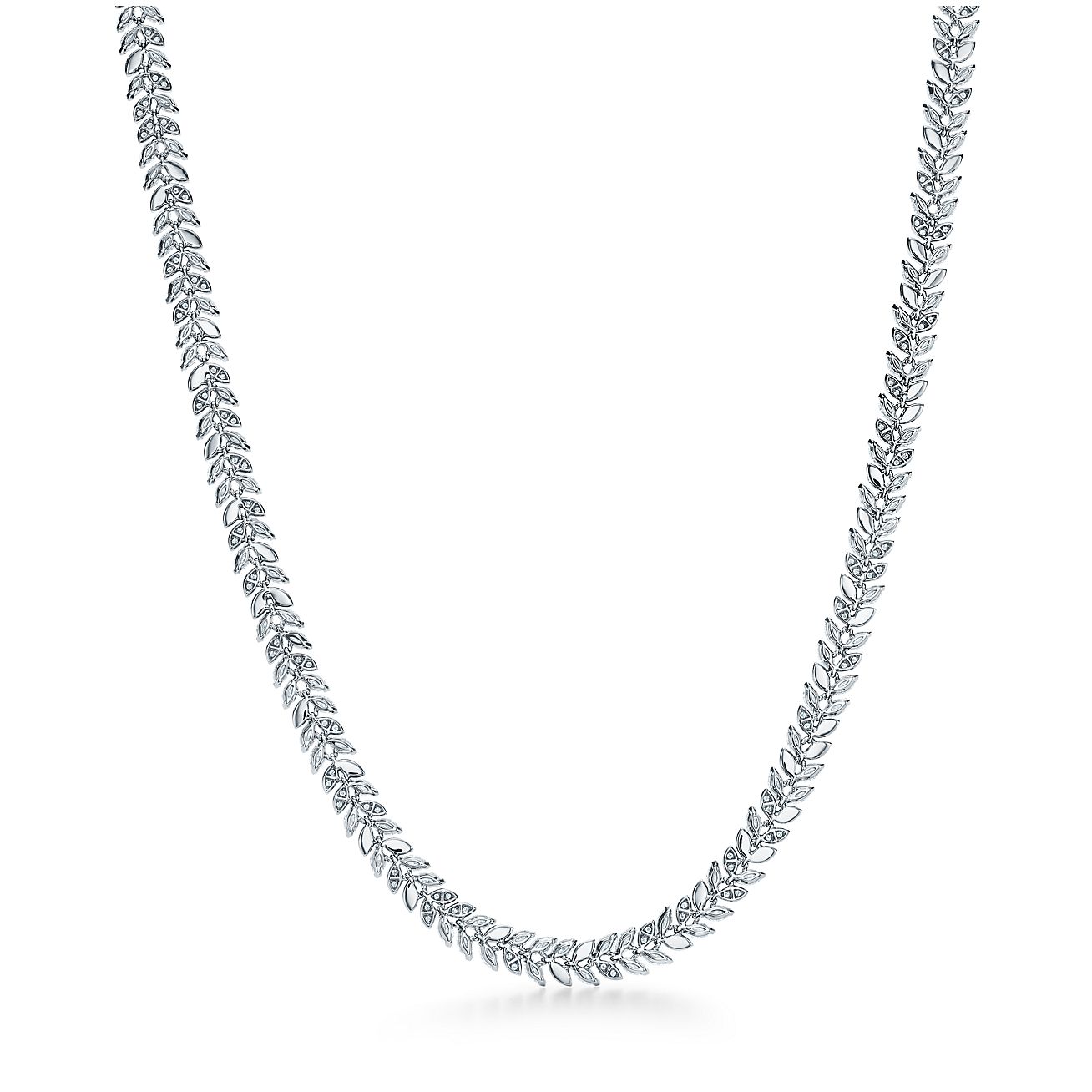 Vintage 1950s Platinum Diamond Necklace - Elegant & Timeless