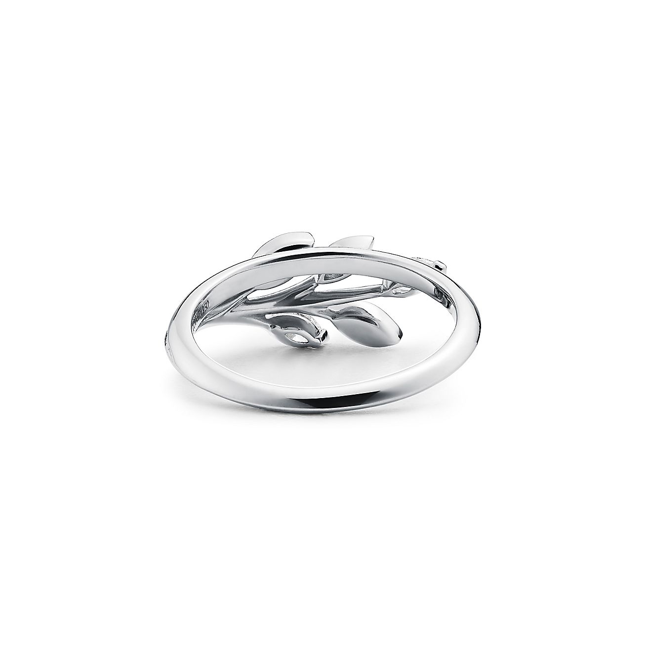 Tiffany Victoria Vine Ring in Platinum with A Morganite and Diamonds