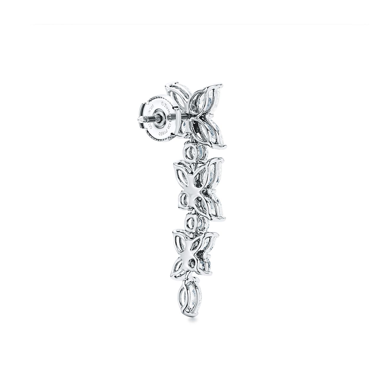 Tiffany Victoria™ Mixed Cluster Drop Earrings