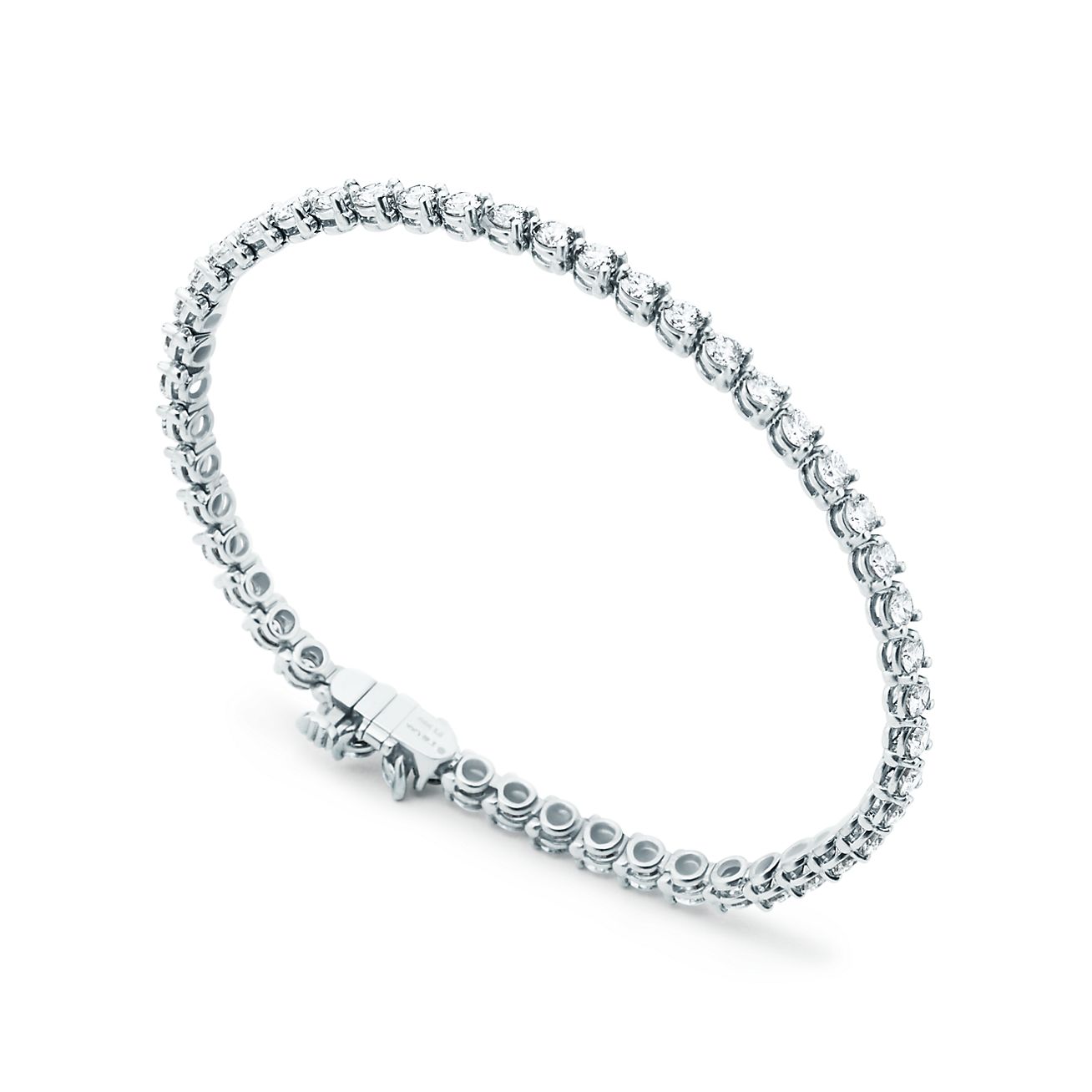 Tiffany Victoria Tennis Bracelet In Platinum With Diamonds Tiffany Co