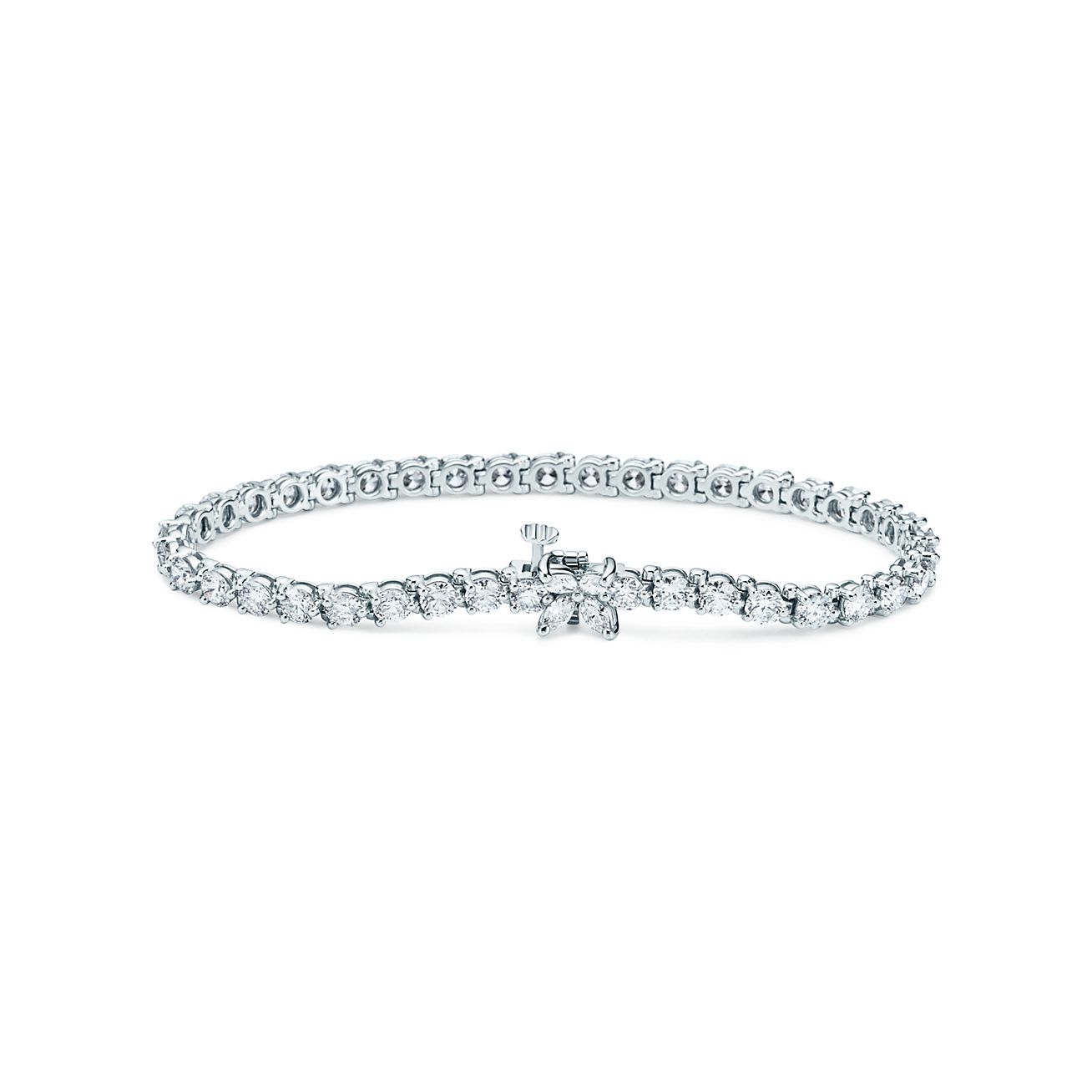 Tiffany and Co. Victoria Diamond Bracelet in Platinum 6.01 Carat
