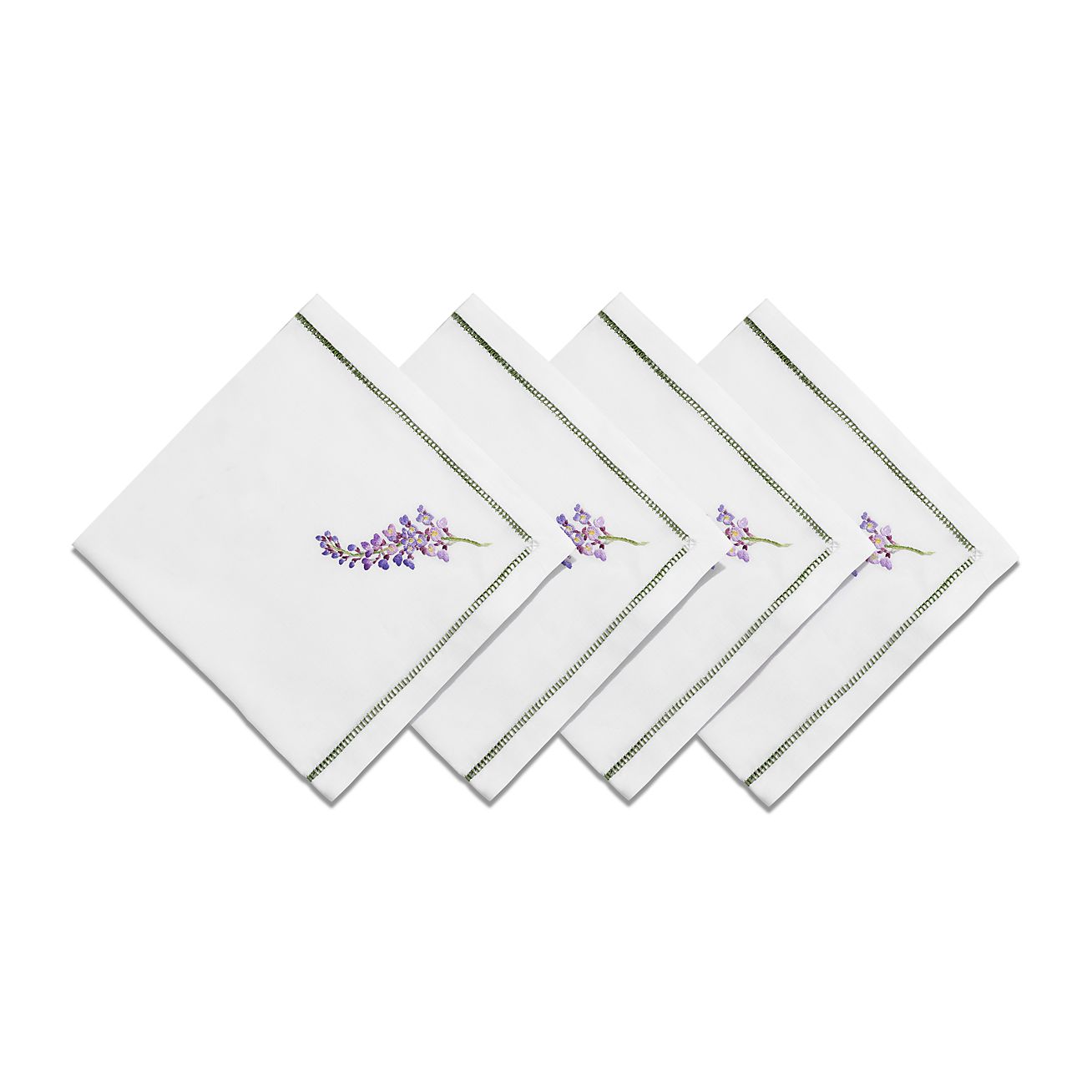 Tiffany Wisteria Napkins in Linen, Set of Four | Tiffany & Co.