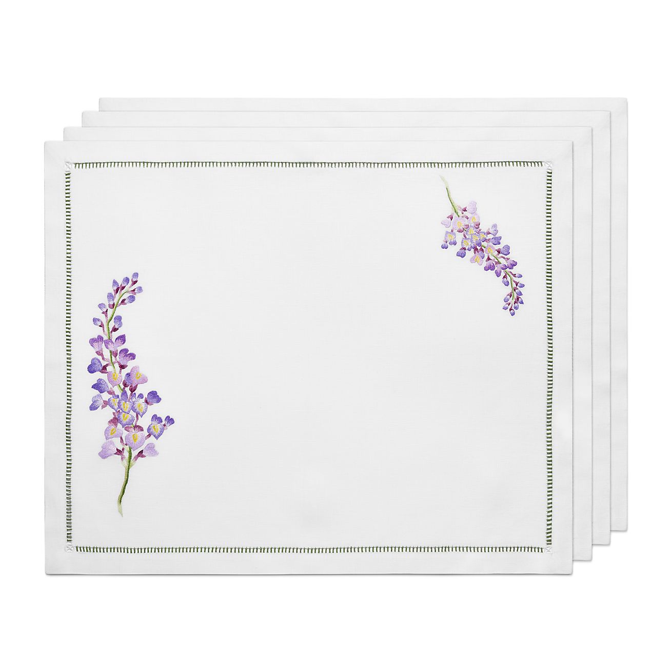 Tiffany Wisteria Placemats in Linen, Set of Four | Tiffany & Co.