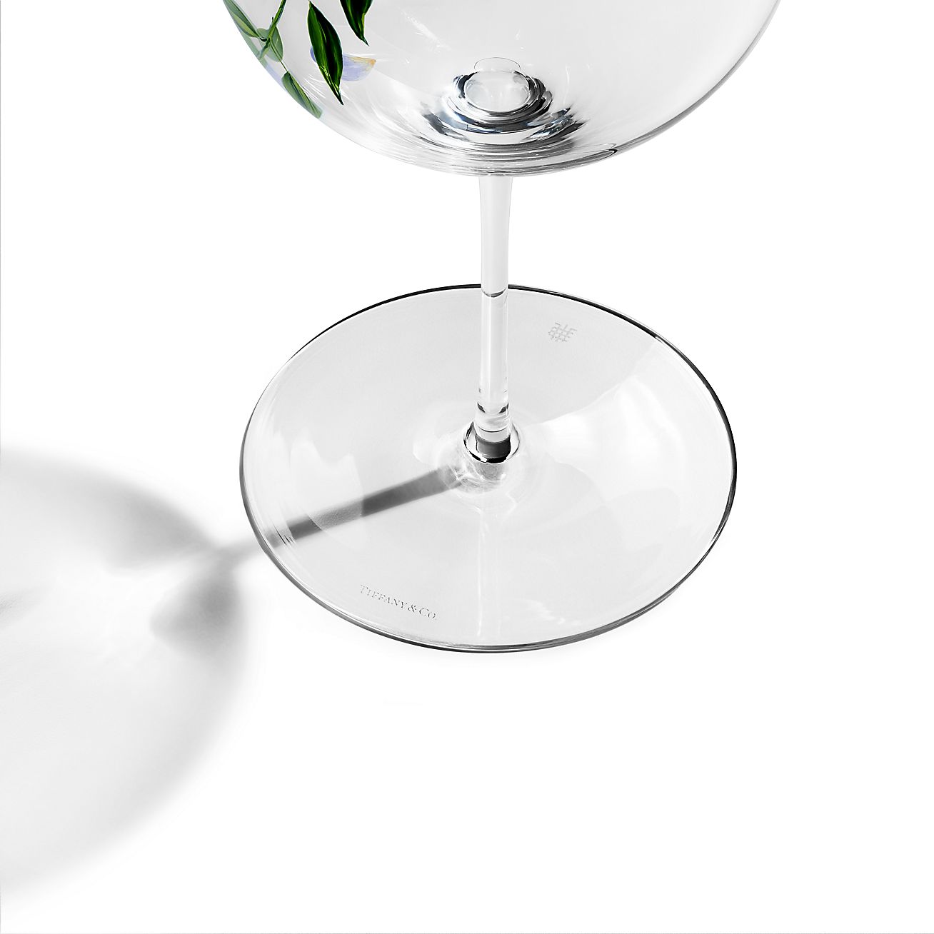 Tiffany Wisteria Red Wine Glass