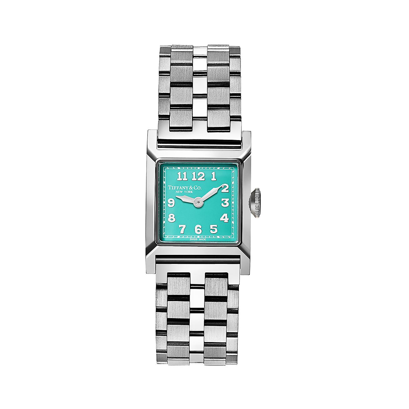 Union Square 20 mm Watch in Steel with a Tiffany Blue® Dial