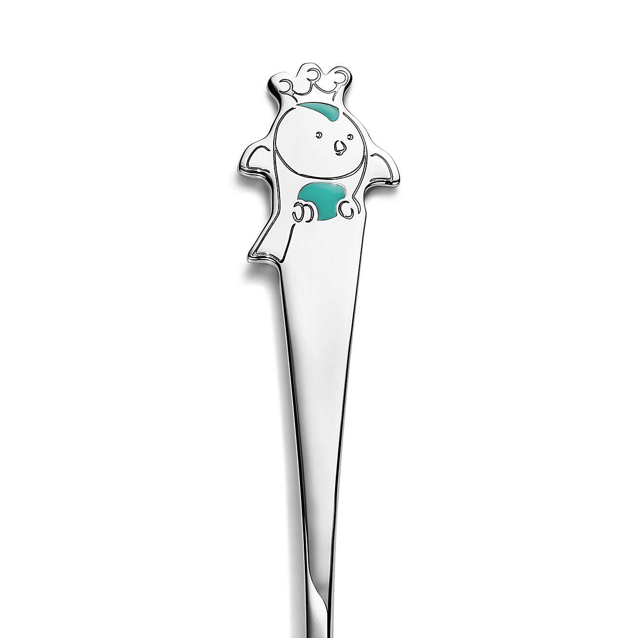 Tiny Tiffany Seahorse Baby Spoon in Sterling Silver, Size: 5.9 in.