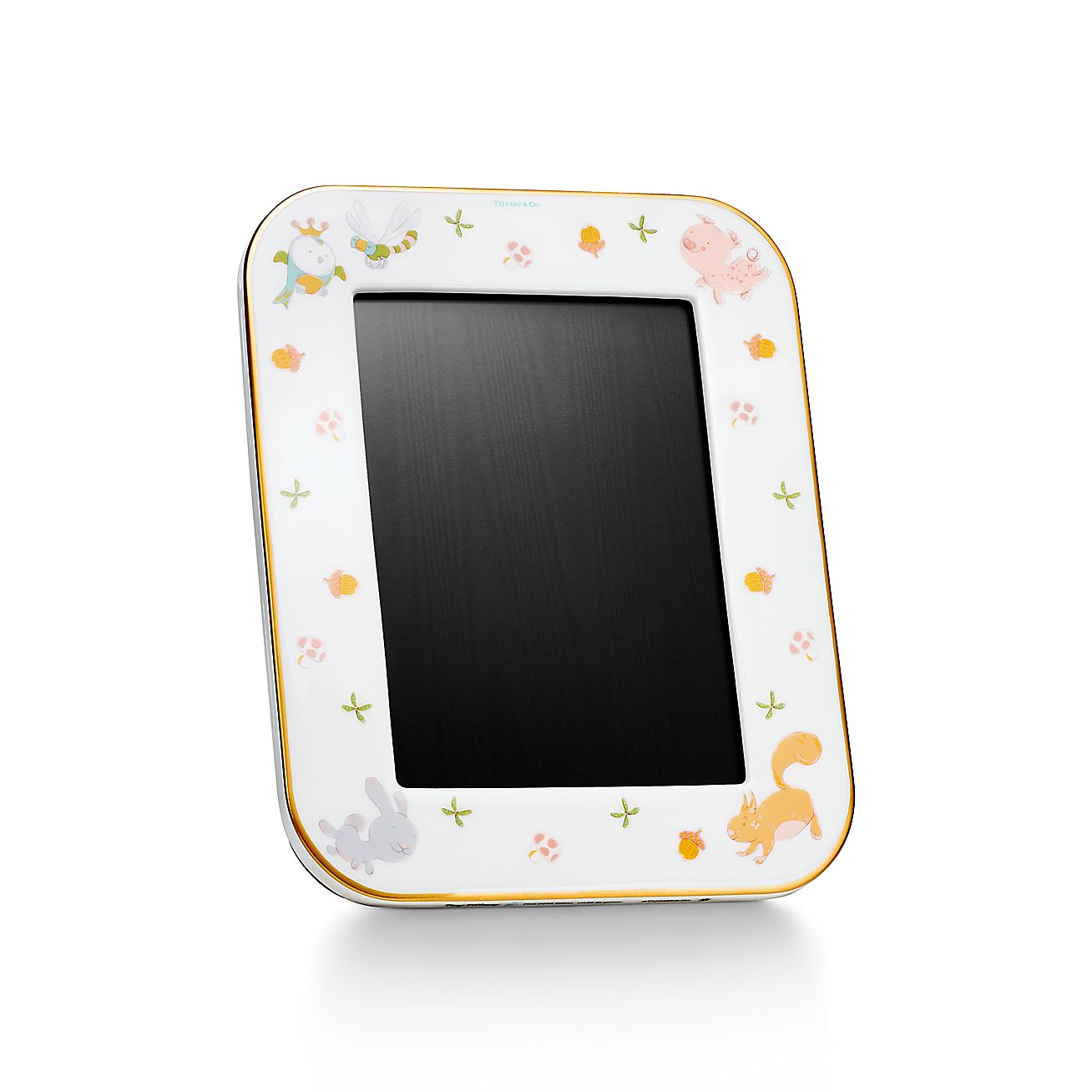 Tiny Tiffany Land Animals Frame in Bone China