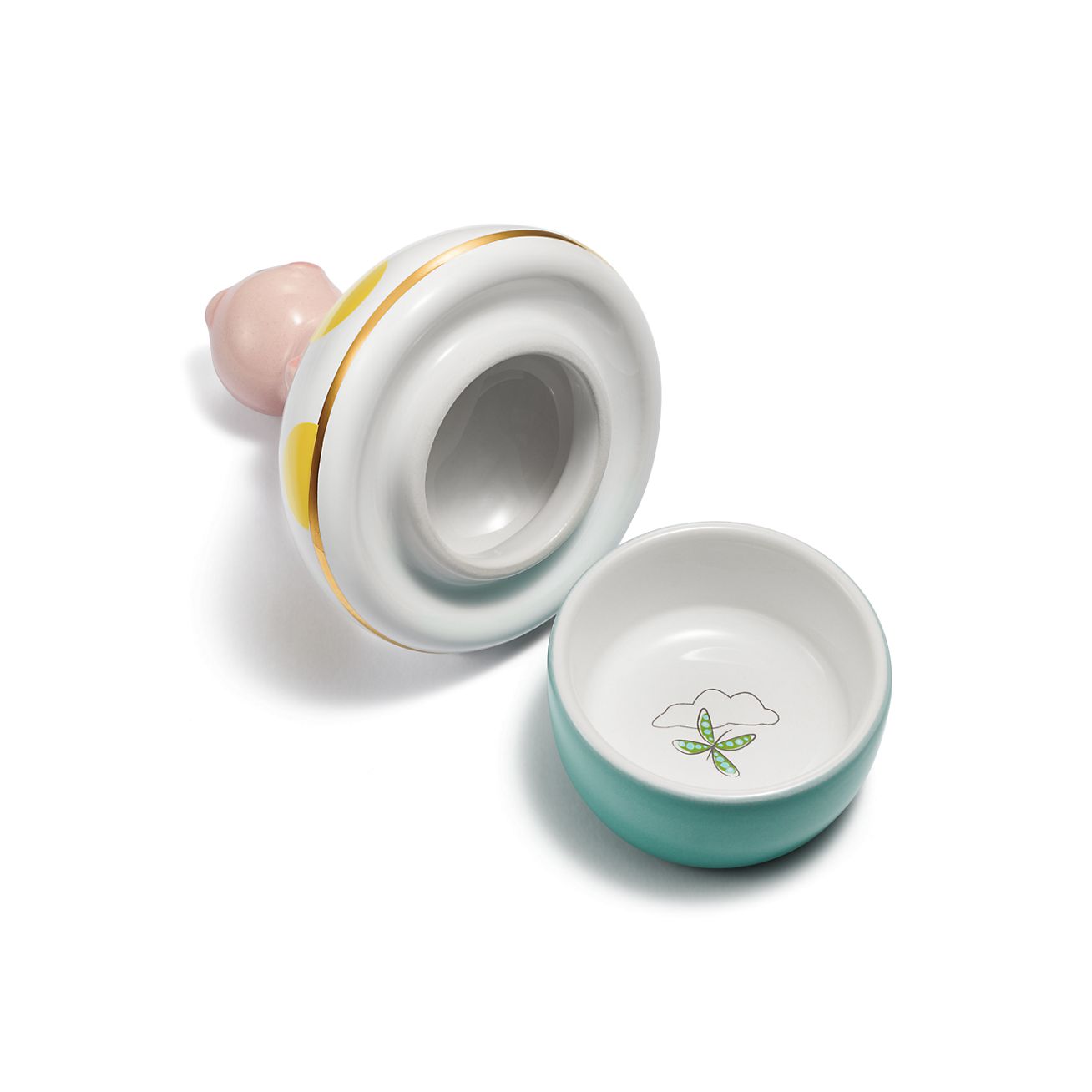 Tiny Tiffany Pig Keepsake Box