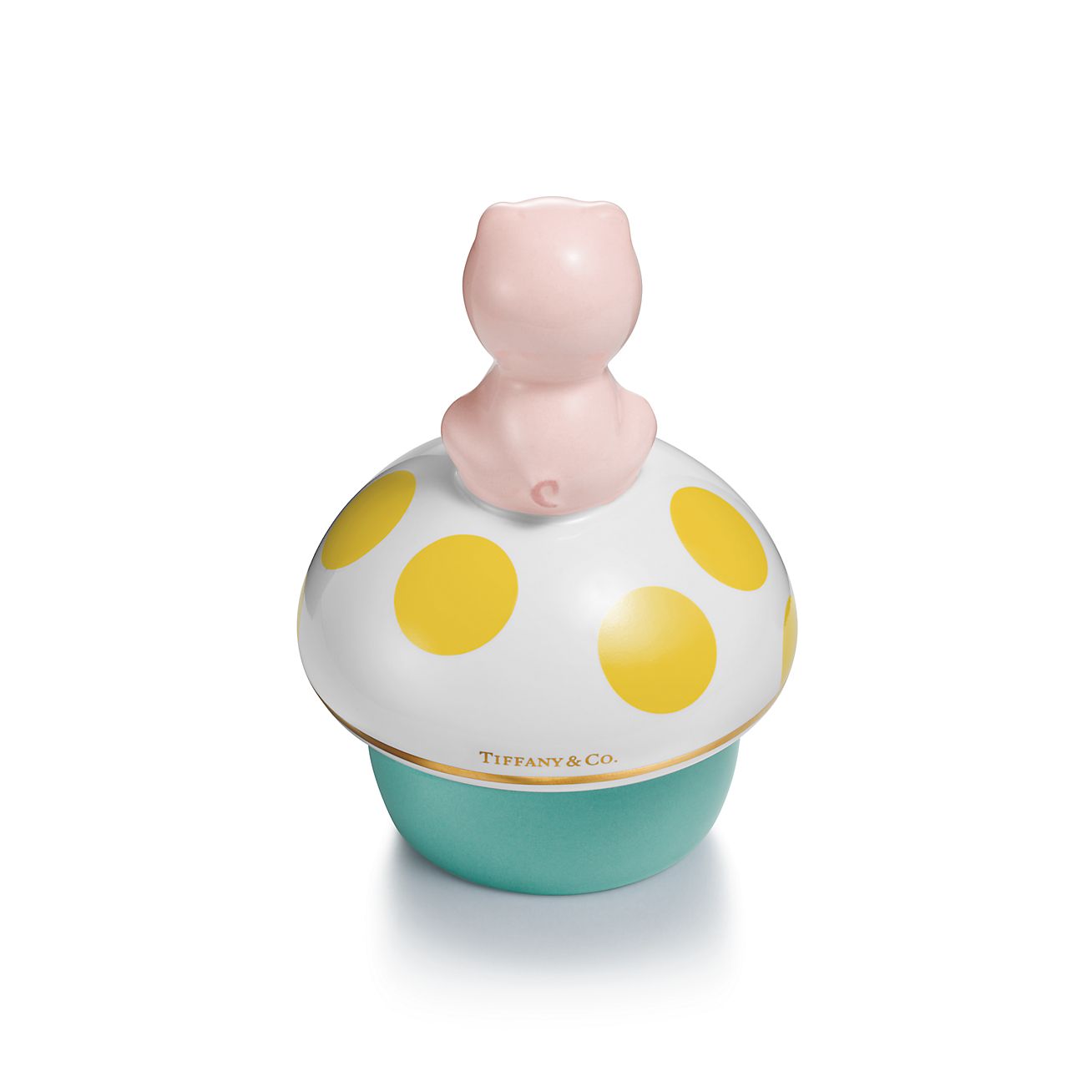 Tiny Tiffany Pig Keepsake Box