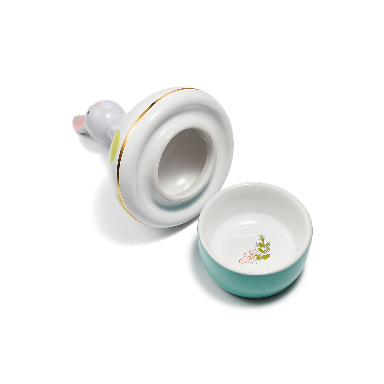 Tiny Tiffany Rabbit Keepsake Box in Earthenware | Tiffany