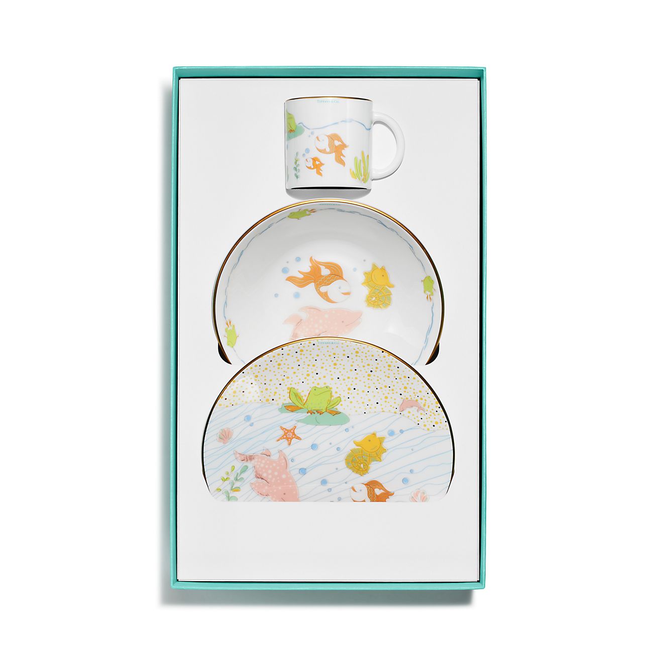 Tiffany deals 3 piece china set