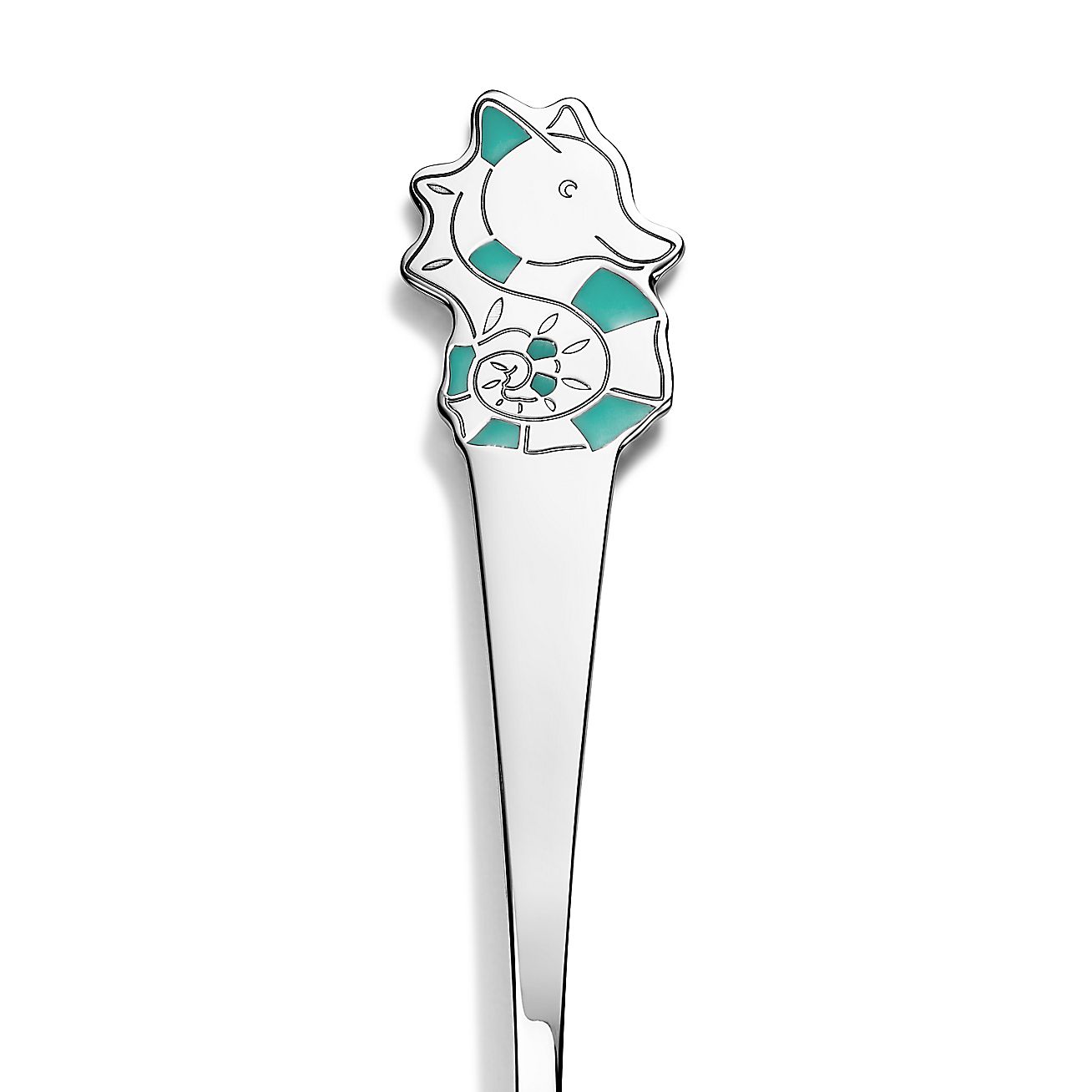 Tiny Tiffany Rabbit Baby Spoon in Sterling Silver