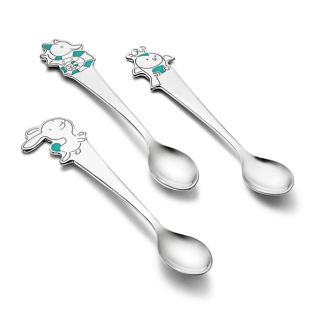 Tiny Tiffany Seahorse Baby Spoon