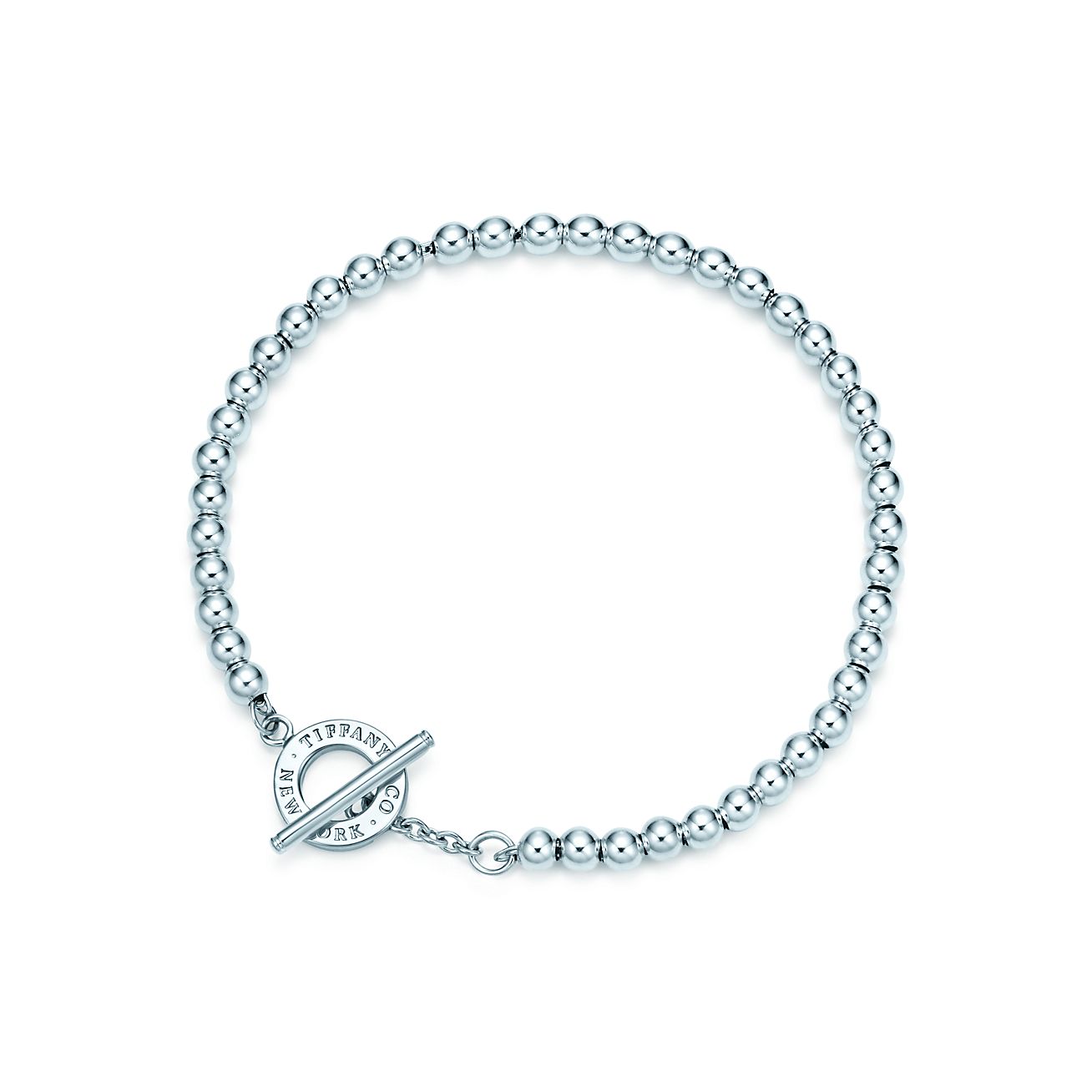 Toggle Bead Bracelet in Sterling Silver, 4 mm | Tiffany & Co.