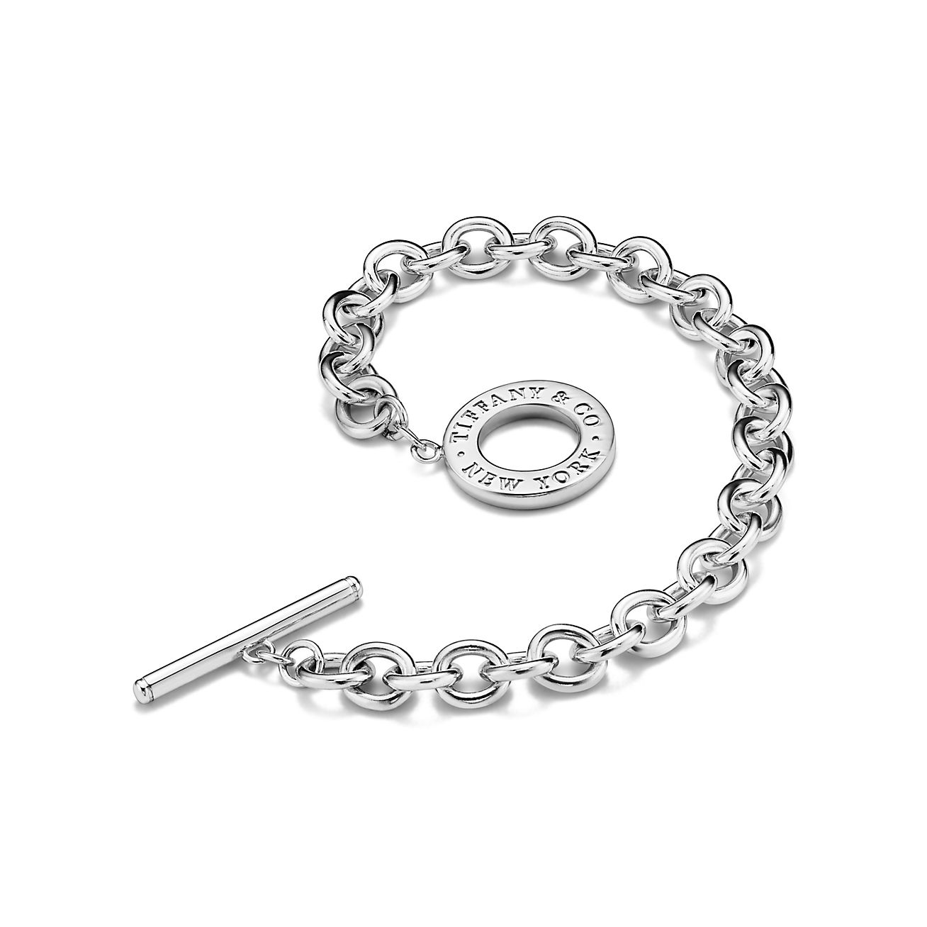 Tiffany silver toggle bracelet sale