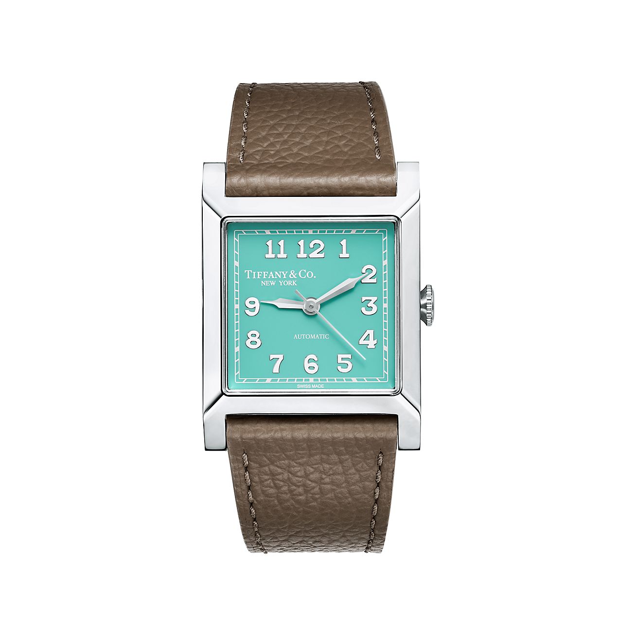 Union Square 30 mm Watch in Stainless Steel with a Tiffany