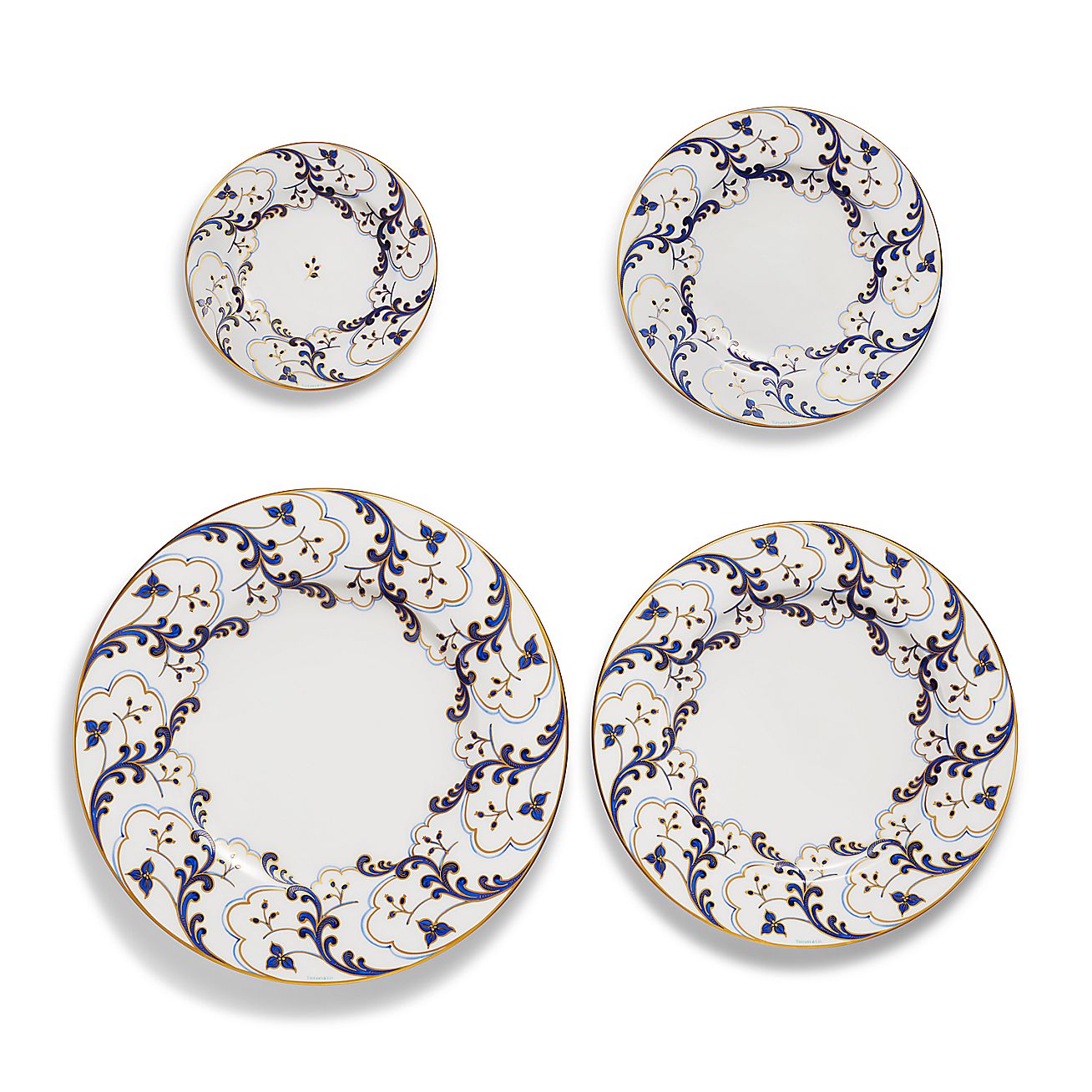 Valse Bleue Bread and Butter Plate in Bone China - Alternate shot 1 - Alternate shot 2