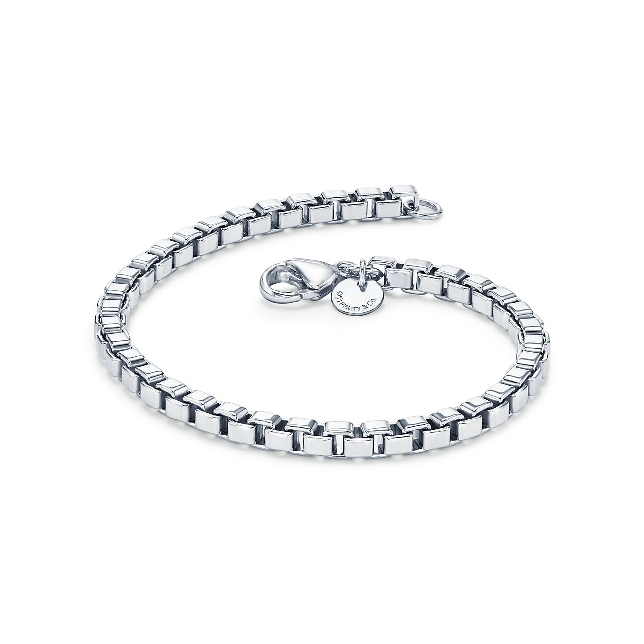 tiffany square link bracelet