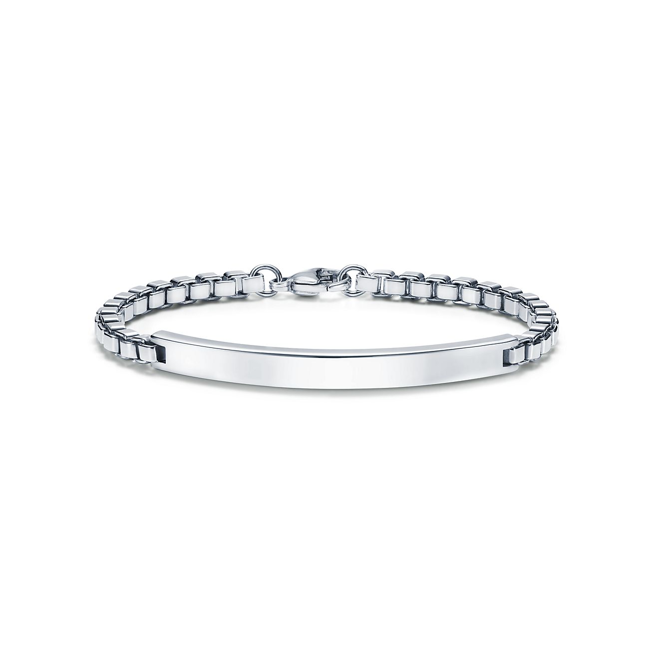 Venetian Link I.D. men's bracelet in sterling silver. | Tiffany & Co.
