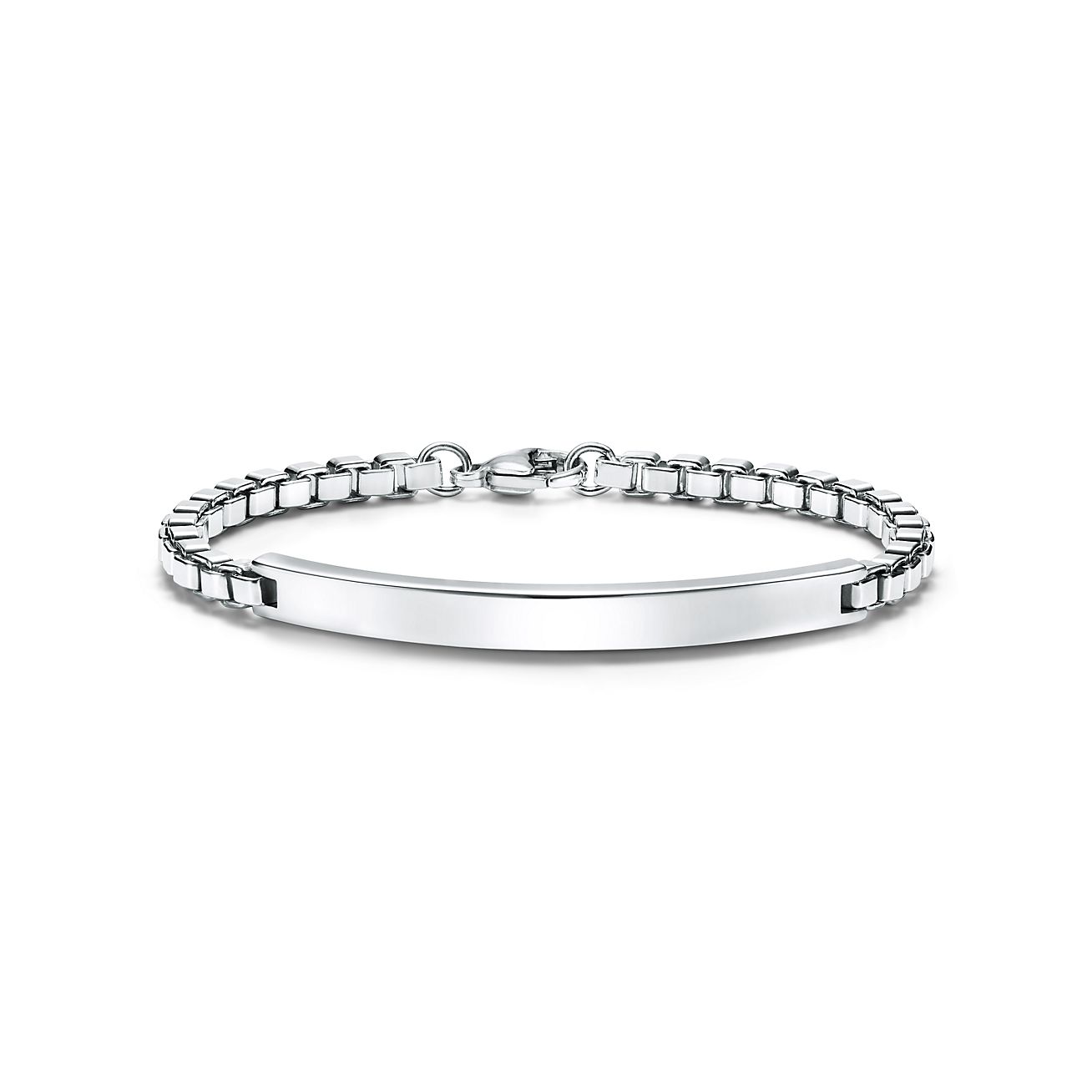Tiffany Venetian Link ID Bracelet ② Venetian Link I.D. men's bracelet in sterling silver. | Tiffany
