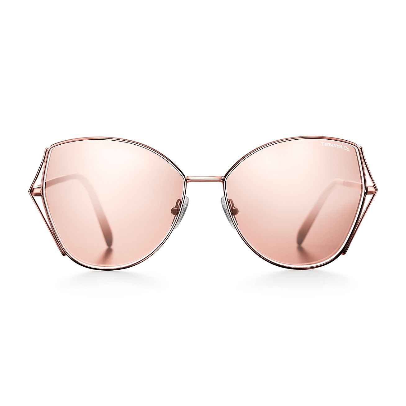 Wheat Leaf butterfly sunglasses in rose 