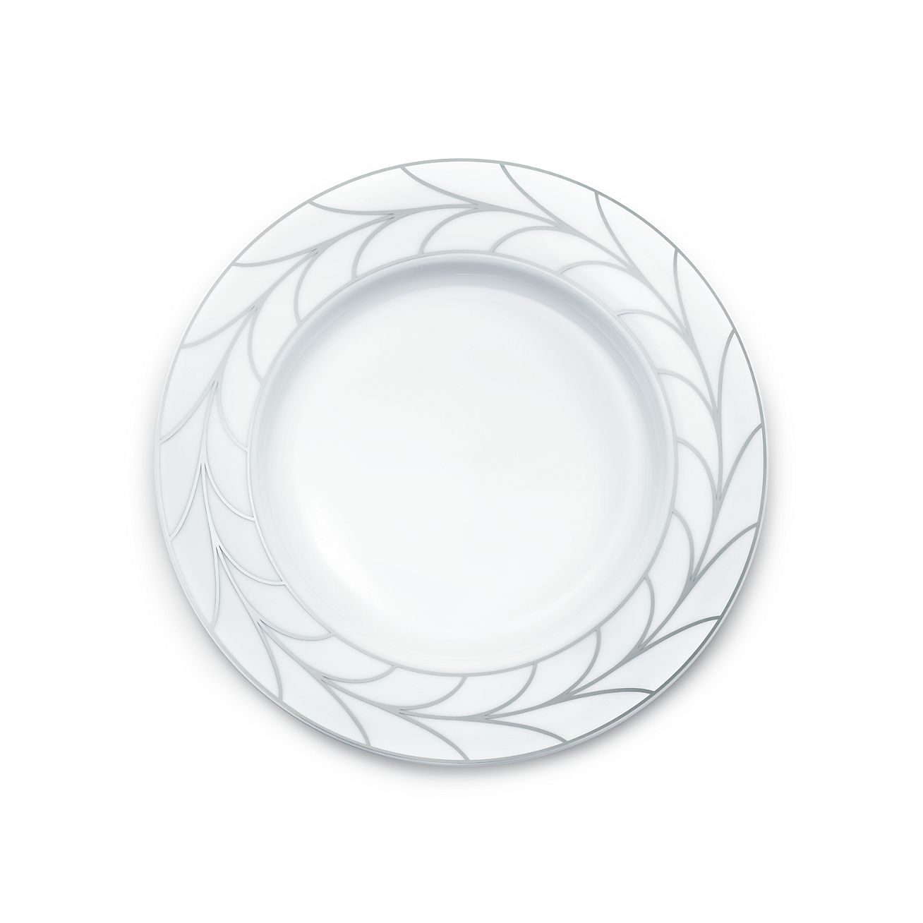 Wheat Leaf dinner plate in bone china 