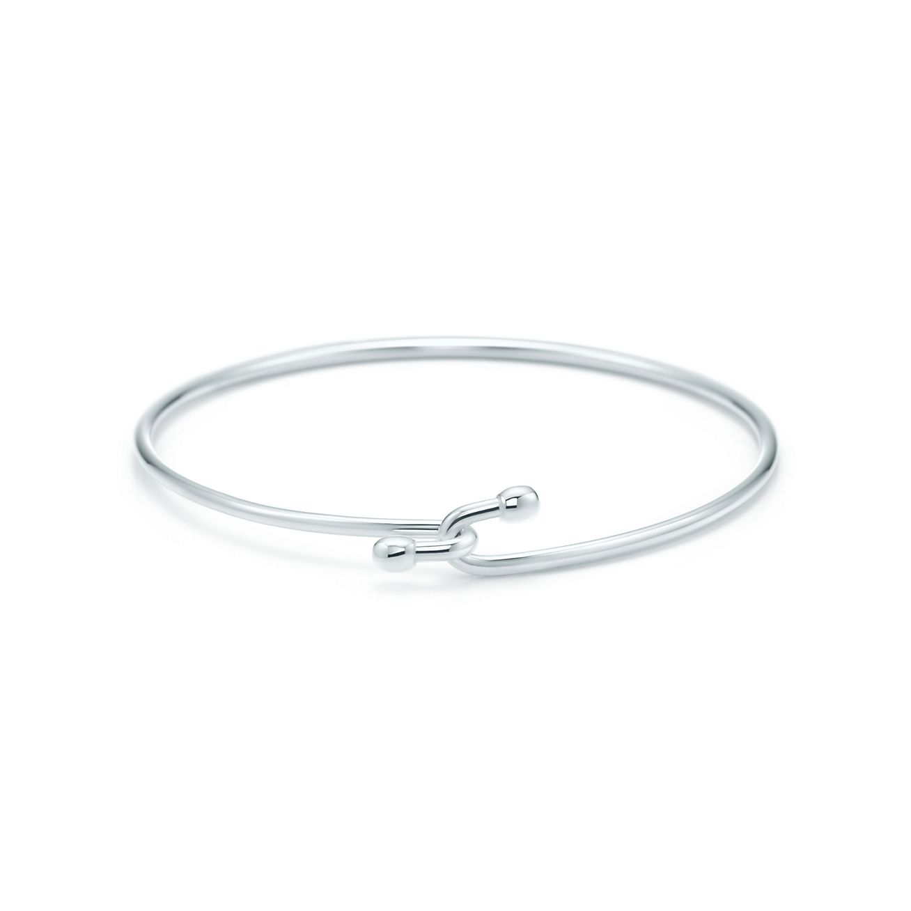 Wire bracelet in sterling silver 
