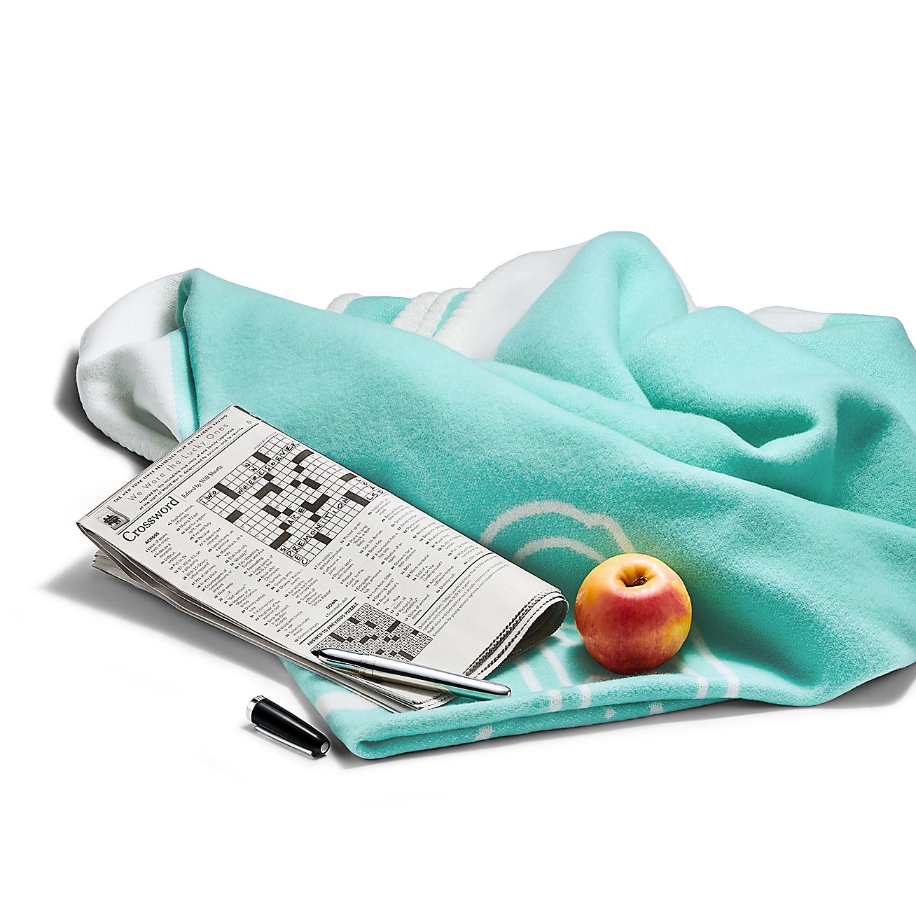 Blanket In Tiffany Blue Wool And Cashmere Tiffany Co