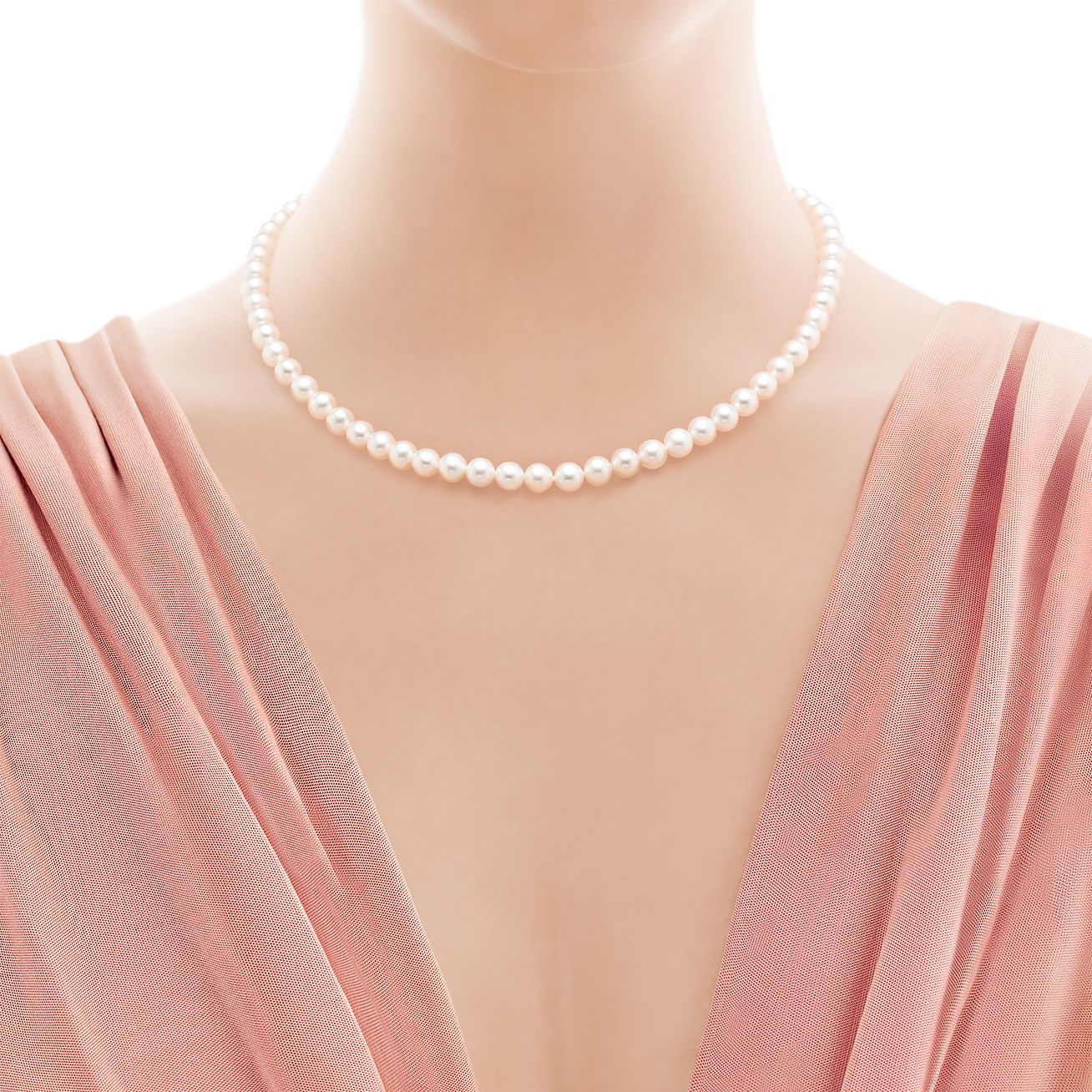 Ziegfeld Collection pearl necklace with 