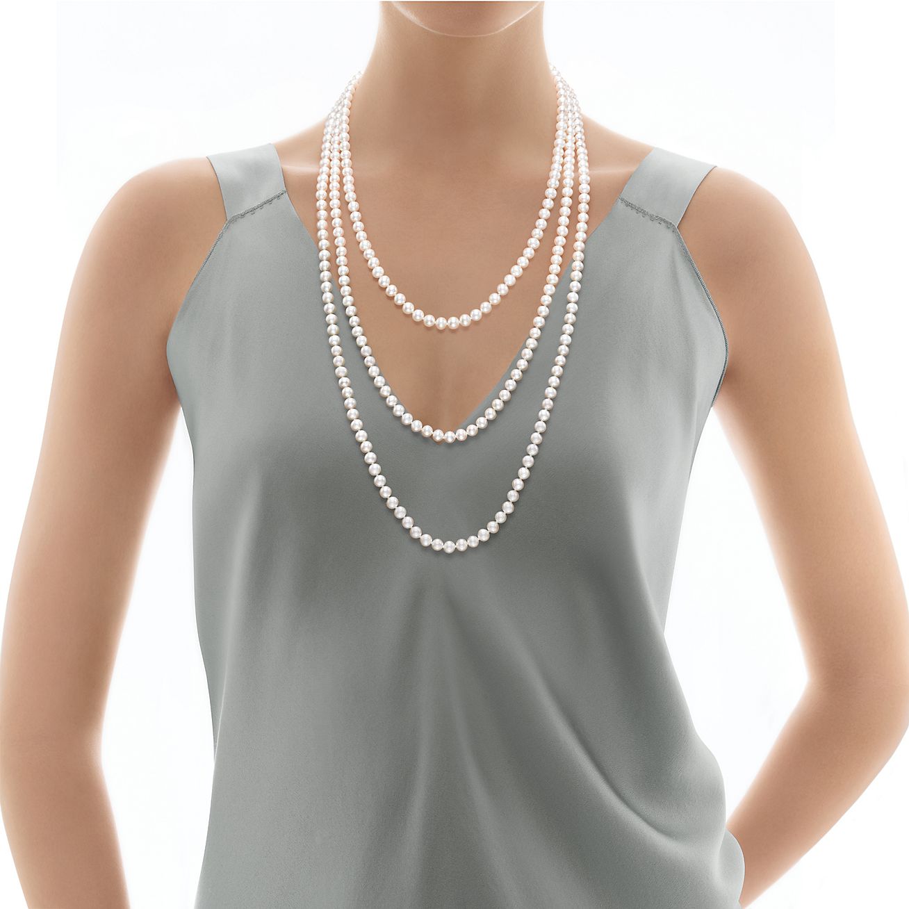 Ziegfeld Collection Pearl Necklace