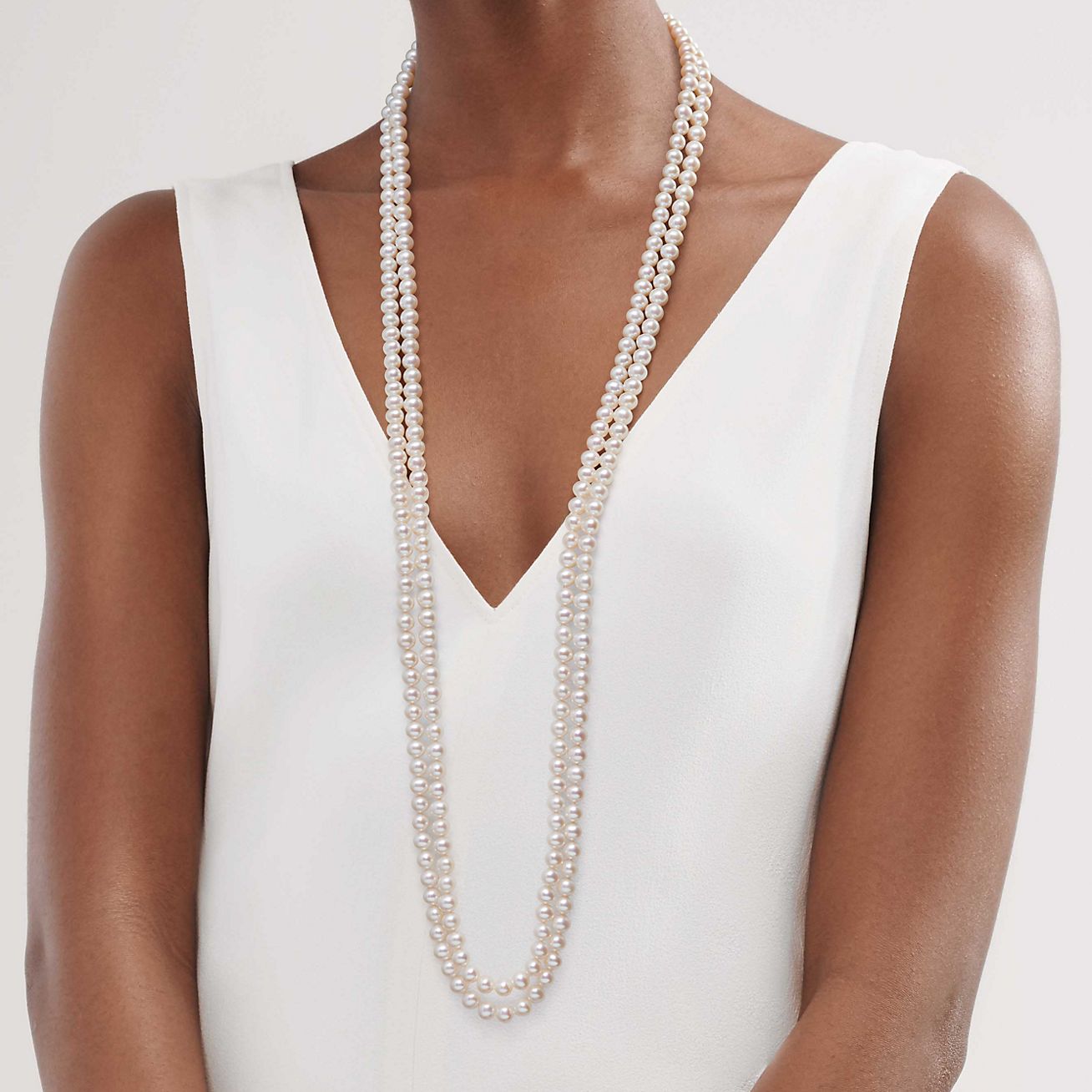 Ziegfeld Collection Pearl Wrap Necklace