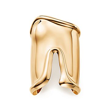 ティファニー ビーンズ ラージ カフス エルサペレッティ 925 美品 ティファニー ビーンズ カフス エルサペレッティ ラージ シルバー