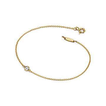 DBYエルサペレッティ★ダイヤモンドゴールドブレスレット一粒 エルサ・ペレッティ™ ダイヤモンド ブレスレット | Tiffany & Co.