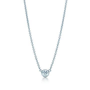 ティファニー Tiffany & Co. ネックレス バイ ザ ヤード シングル 60017827 1ポイント ダイヤモンド 0.08ct PT950