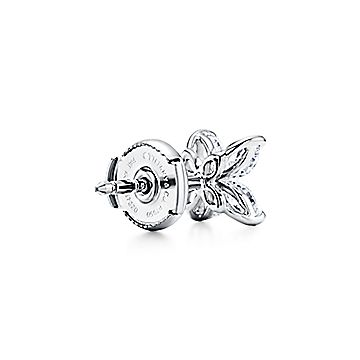 ティファニー ビクトリア™ ピアス（スモール）ダイヤモンド プラチナ 