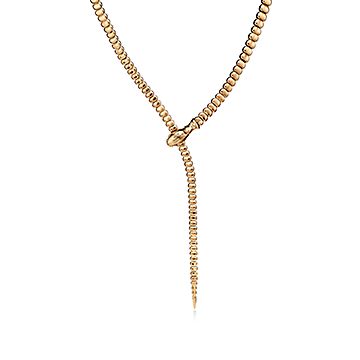 エルサ・ペレッティ™ スネーク ネックレス イエローゴールド | Tiffany