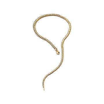 エルサ・ペレッティ™ スネーク ネックレス イエローゴールド | Tiffany 