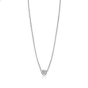 ティファニー TIFFANY&Co. バイザヤード ネックレス Pt950プラチナ ダイヤモンド レディースダイヤモンドサイズ
