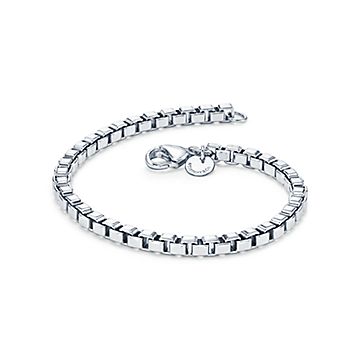 tiffany venetian link bracelet silver