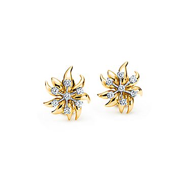 ジャン・シュランバージェ フレーム イヤクリップ ダイヤモンド 18K 