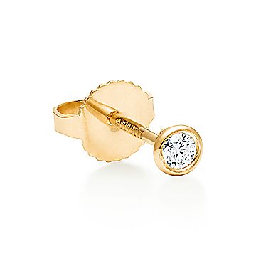 ダイヤモンド バイ ザ ヤード™ ピアス イエローゴールド | Tiffany & Co