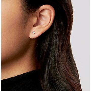 TIFFANY&Co. バイザヤード ダイヤモンド  ピアス K18