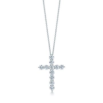 クロス ペンダント エクストラ ラージ ダイヤモンド プラチナ Tiffany Co クロス ペンダント エクストラ ラージ ダイヤモンド プラチナ Tiffany Co