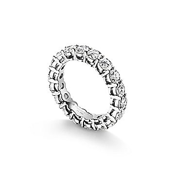ティファニー フォーエバー バンド リング フルサークル ダイヤモンド 