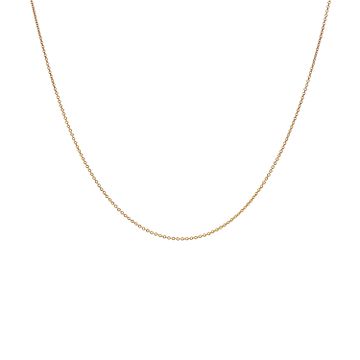 美品 ティファニー18K ゴールド チェーン ネックレス 41cm 1004L▲