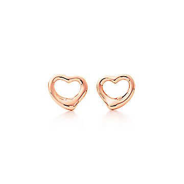 エルサ ペレッティ オープン ハート スタッド ピアス ローズゴールド 11mm Tiffany Co エルサ ペレッティ オープン ハート スタッド ピアス ローズゴールド 11mm Tiffany Co