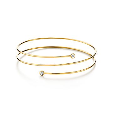 Tiffany & Co. ダイヤモンド 18kブレスレット エルサ ペレッティ エルサ・ペレッティ ダイヤモンド フープ ブレスレット ダイヤモンド