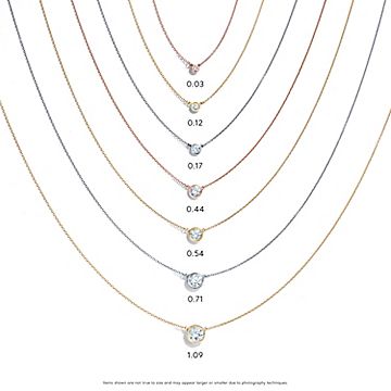 ダイヤモンド バイ ザ ヤード™ シングル ダイヤモンド ペンダント  