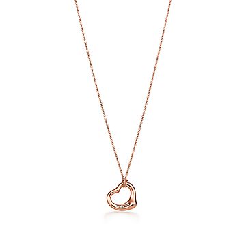 エルサ・ペレッティ オープン ハート ペンダント ダイヤモンド 18K 